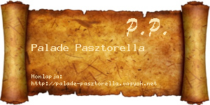 Palade Pasztorella névjegykártya